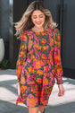 Anna Smocked Ruffled Mini Dress