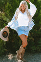 Eliana Floral Patchwork V Neck Blouse