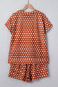 Ruthie Dot Print Short Set