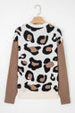 Jocelyn Block Patchwork Sleeve Sweater