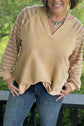 Iris Notched Raw Edge PLUS Jumper
