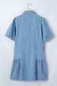 Joy Ruffle Hem Patchwork Dress