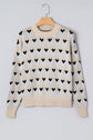 Aspyn Ribbed Trim Loose Sweater