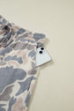 Mya Camo Loose Tee Set