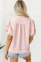Imani Embroidered Puff Sleeve Blouse