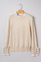 Madalyn Patchwork Cuffs Loose Sweater