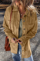Giuliana Patched Up Corduroy Shacket