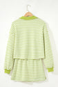 Juniper Stripe Collared Pullover and Skort Outfit