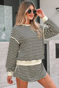Jessica Drop Shoulder Pullover Top & Skirt Set