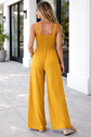 Rebecca Sleeveless Wide Leg Jumpsuit