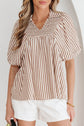 Lina Short Puff Sleeve Blouse