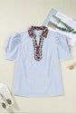 Ariah Short Bubble Sleeve PLUS Blouse