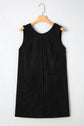 Emapia Corduroy Sleeveless Mini Dress