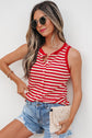 Monica Ribbed Knit Tank Top