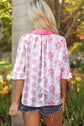 Araceli Ruffled Half Sleeve Shirt