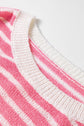 Fernanda Seam Colorblock Patchwork PLUS Sweater