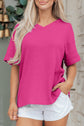 Alexia Short Sleeve Knit Top