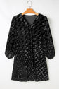 Ximena Sleeve Velvet Mini Dress