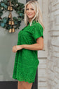 Celine Eyelet Embroidered T Shirt