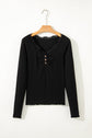 Waverly Sleeve Ribbed top Long Sleeve Top
