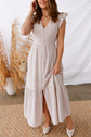 Kira Front Slit Maxi Dress