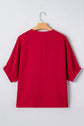Willow Trim Half Sleeve Blouse