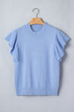 Hadassah Ruffle Short Sleeve Sweater