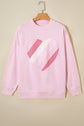 Matilda Sweetheart Patchwork Oversize Sweatshirt