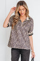 Seraphina Patchwork Short Sleeve Top