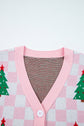Ella Tree Pattern Cardigan Sweater