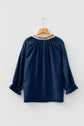 Soraya Flounced Bracelet Sleeve Blouse