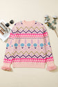 Kayaetta Knit Feather Cuffed Sweater