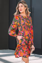 Anna Smocked Ruffled Mini Dress
