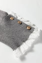 Katelyn Patchwork Cuffs Loose Sweater