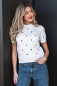 Azariah Bubble Short Sleeve Sweater