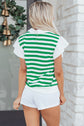Sawyer Ruffled Short Sleeve Blouse