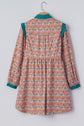 Alia Floral Contrast Collared Shirt