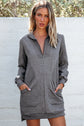 Frankie Ribbed Patchwork Sweatshirt Dress