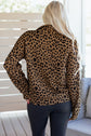 Ava Print Quarter Zip Sweatshirt