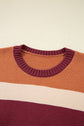 Noelle Checkered Knitted Sweater
