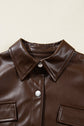 Mila Drawstring Hem Leather Jacket