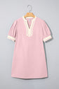 Eleanora Puff Sleeve Mini Dress