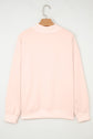 Ensley apricot Oversize Mock Sweatshirt