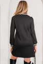 Edith Sleeve Shift Mini Dress