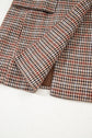 Aria Houndstooth Lapel Collar Blazer