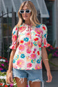 Faith Short Puff Sleeve Blouse