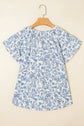 Avianna Print Fantasy Fluttering Blouse