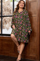 Lorelai Collared Loose Mini PLUS Dress