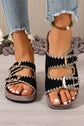 Kehlani Buckle Faux Suede Slippers