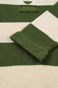 Violet Stripe Colorblock Notched PLUS Sweater